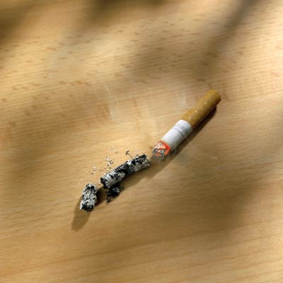 cig on floor